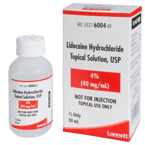 LIDOCAINE HYDROCHLORIDE (TOPICAL) .